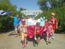 Акция "Живой флаг"